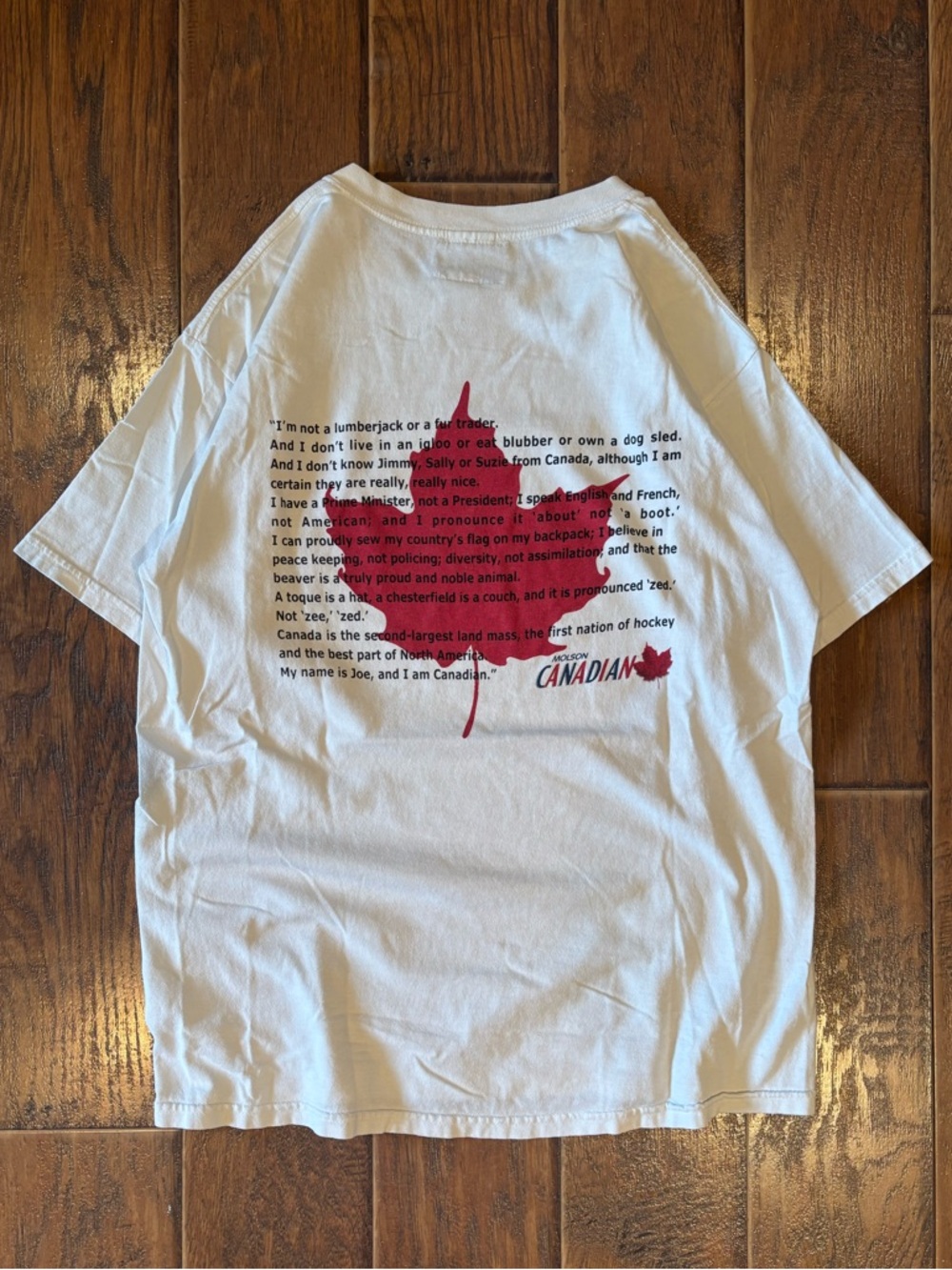 Vintage 90s Molson Canadian Beer Shirt